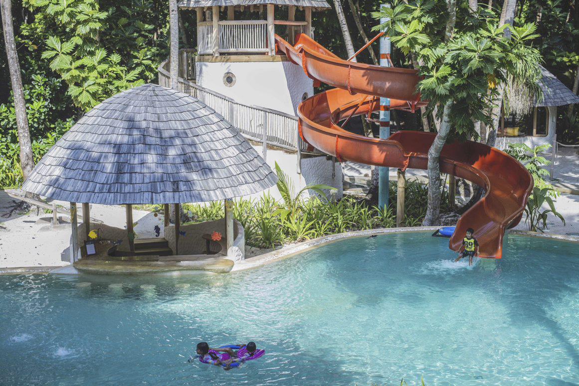 The Den Soneva Fushi Children Water Slide